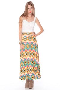 Aztec Maxi Skirt