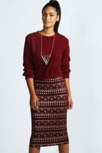 Aztec Midi Skirt