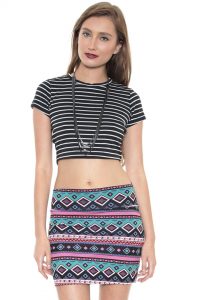 Aztec Mini Skirt