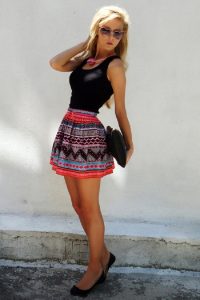Aztec Skirt Outfit