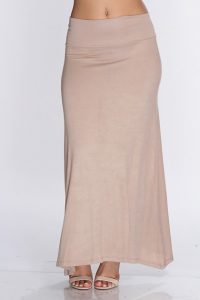 Beige Maxi Skirt