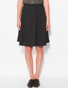 Black A Line Skirt