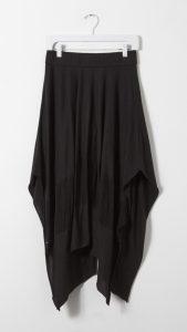 Black Handkerchief Skirt