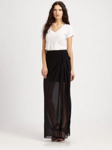 Black Sarong Skirt