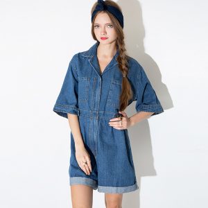 Blue Jeans Rompers