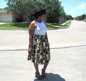 Camouflage Skirt Plus Size