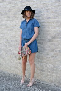 Chambray Romper Old Navy