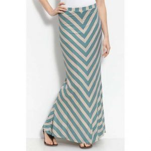 Chevron Stripe Skirt