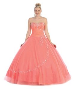 Coral Ball Gowns