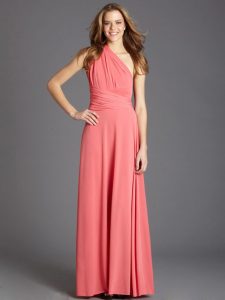 Coral Gown Dress