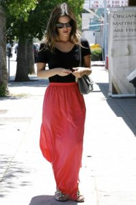 Coral Maxi Skirt