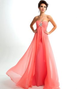 Coral Wedding Gown