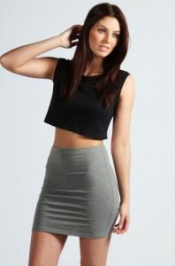 Cotton Mini Skirt