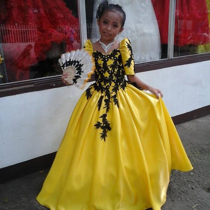 filipiniana dress for toddlers