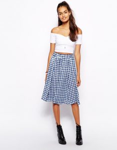 Gingham Skirt