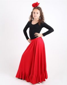 Girls Flamenco Skirt