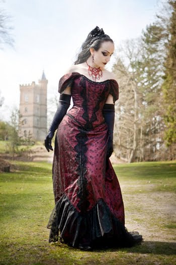 gothic gowns plus size