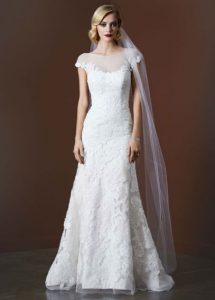 Illusion Neckline Bridal Gown