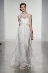 Illusion Neckline Gown