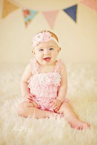 Infant Lace Petti Rompers