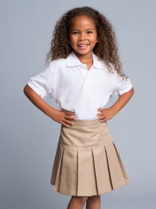 Khaki Uniform Skirts for Juniors