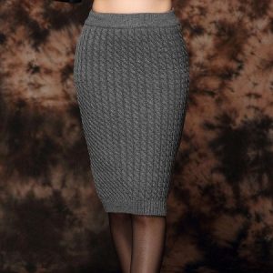 Knitted Pencil Skirt