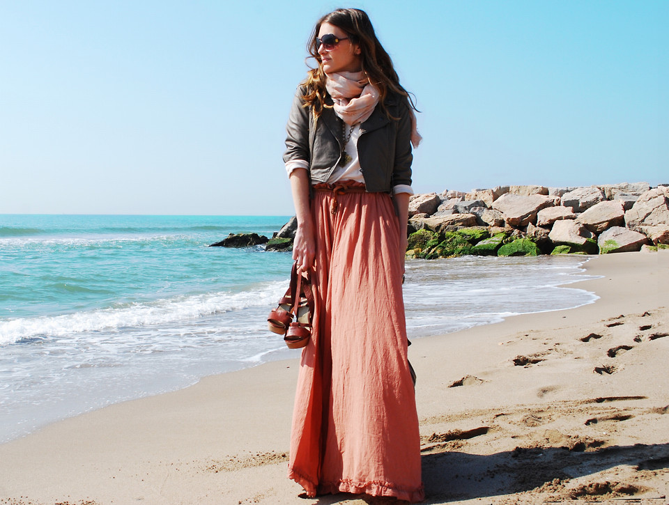 maxi skirt for beach