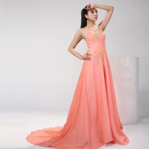 Peach Wedding Gowns