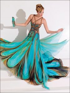 Peacock Gown