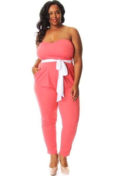 Pink Jumpsuit | DressedUpGirl.com