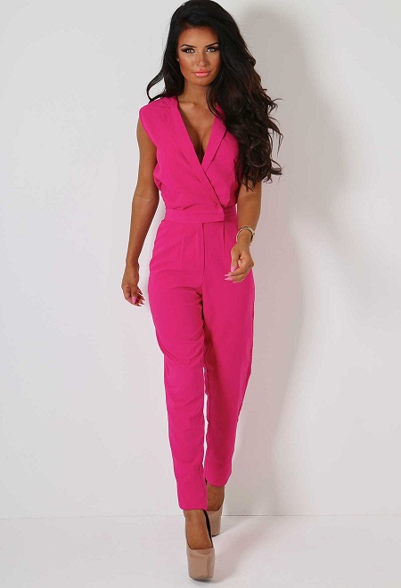Pink Jumpsuit | DressedUpGirl.com