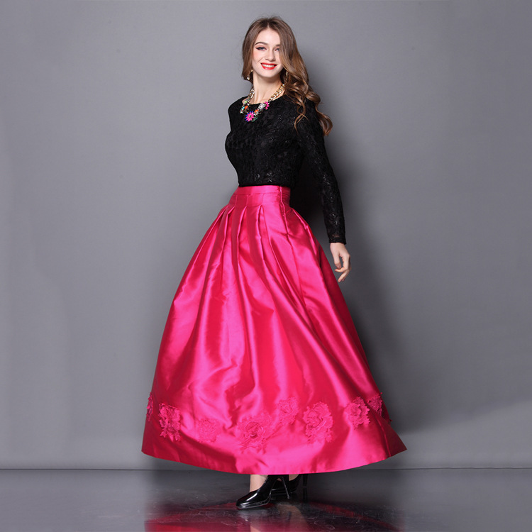 Satin Skirt | DressedUpGirl.com