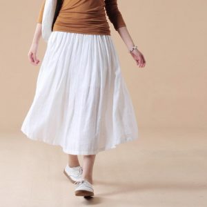 Plus Size Cotton Skirts