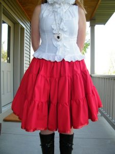 Plus Size Petticoat Skirt