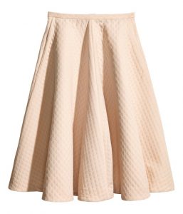 Quilted Midi Skirt