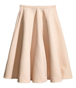 Quilted Midi Skirt