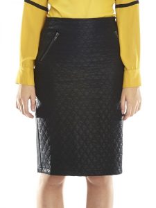 Quilted Pencil Skirt