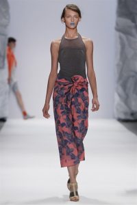 Sarong Skirt Runway