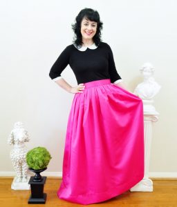 Satin Ball Gown Skirt