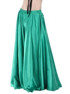 Satin Long Skirt