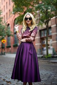 Satin Skirt Outfit