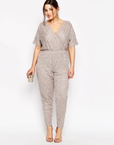 Sequin Jumpsuit Plus Size