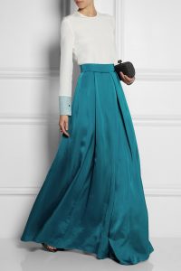 Silk Long Skirt