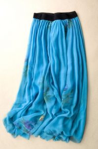 Silk Long Skirts