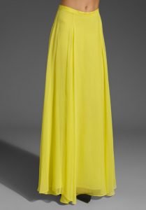 Silk Maxi Skirt