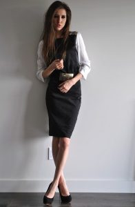 Silk Pencil Skirt