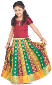 Silk Skirt for Kids