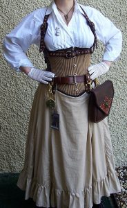 Steampunk Victorian Skirt