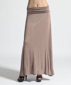 Tan Maxi Skirt