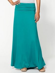 Teal Maxi Skirts